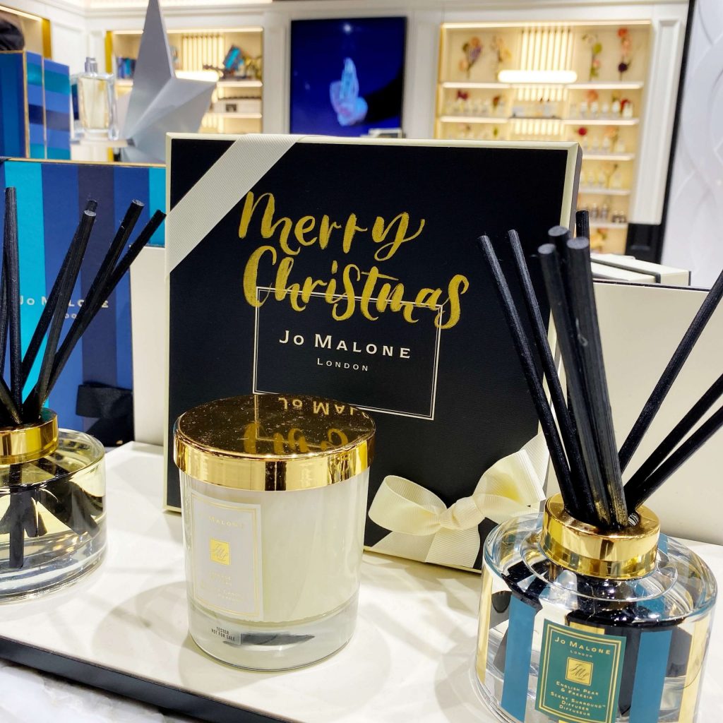 jo Malone live calligraphy event dublin brand activation Christmas